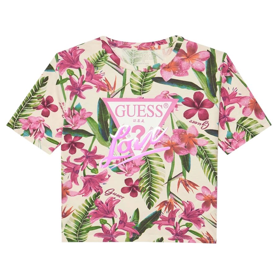 Midi Ss T-shirt a manica corta da bambina Guess Kids | J5GI10/K6YW4P49Z